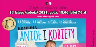 Plakat: Anioł i kobiety. Nowy termin spektaklu