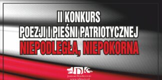 II Konkurs Poezji i Pieśni Patriotycznej „Niepokorna, Niepodległa” Baner: II Konkurs Poezji i Pieśni Patriotycznej "Niepokorna, Niepodległa"