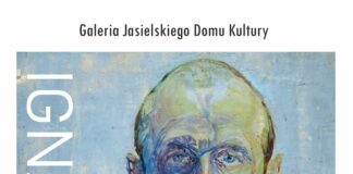 Dzieła Pinkasa w galerii JDK Plakat: wystawa prac Ignacego Pinkasa w Galerii Jasielskiego Domu Kultury