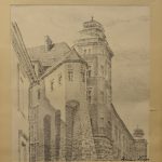 Ignacy Pinkas: „Kraków, Kurza Stopka”, autolitografia, 1935r.