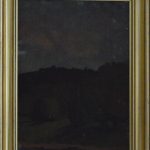 Pejzaż. Olej na dykcie, ok. 1918 r.