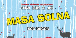 Zimowa Akademia Artystyczna: zajęcia z masy solnej Baner: zajęcia z masy solnej