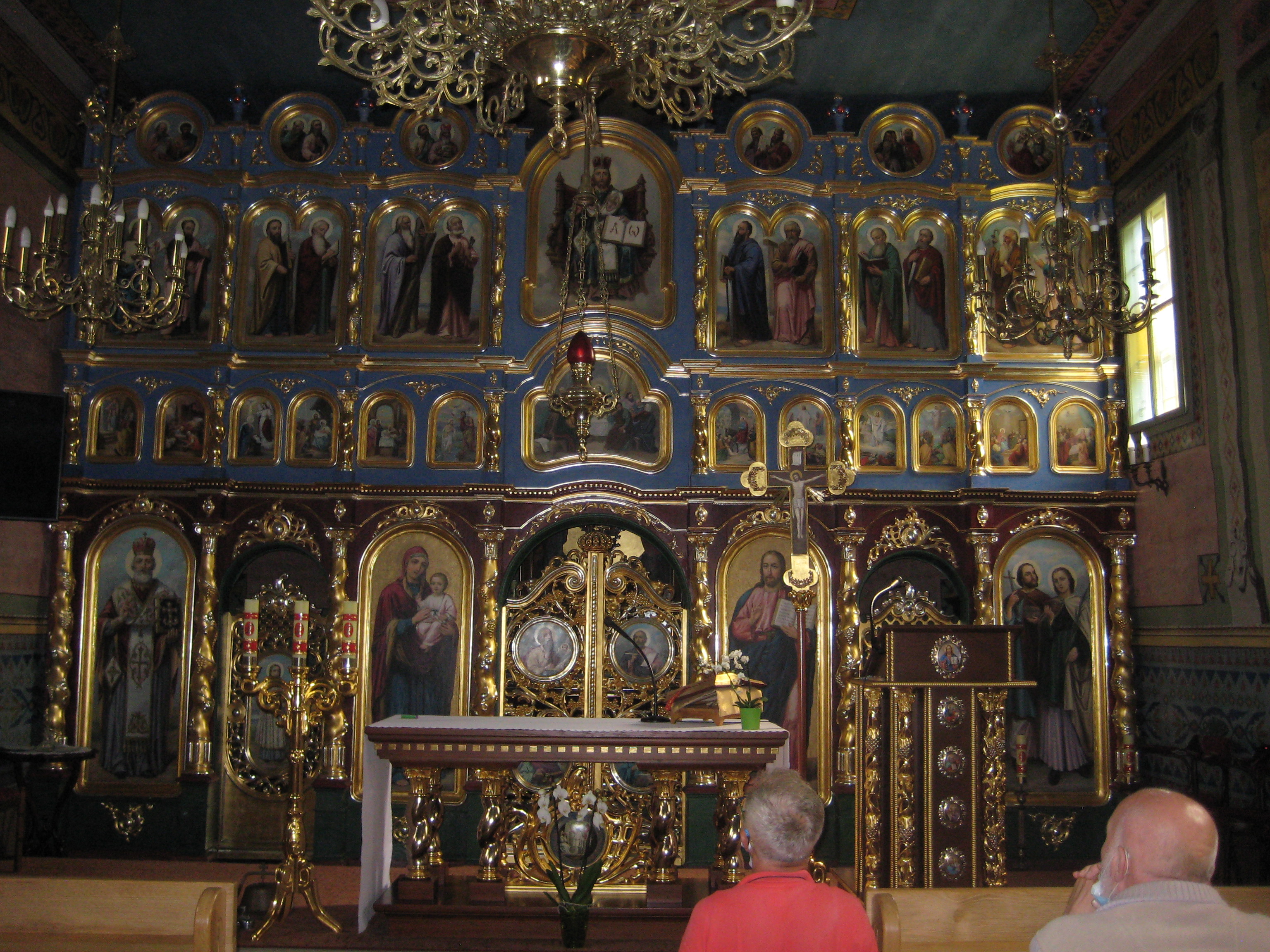 Męcina Wielka Cerkiew p.w Kosmy i Damiana ( ikonostas)