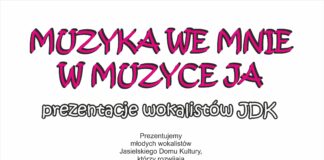 Muzyka we mnie, w muzyce ja: „Oczy tej małej” Plakat: "Muzyka we mnie, w muzyce ja"
