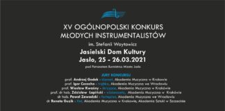 XV Ogólnopolski Konkurs Młodych Instrumentalistów im. Stefanii Woytowicz Plakat: Piętnasty Ogólnopolski Konkurs Młodych Instrumentalistów