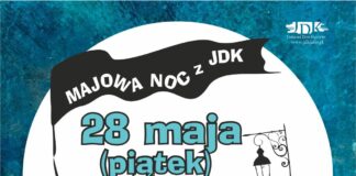 Majowa Noc z JDK 2021 Baner: Majowa Noc z Jasielskim Domem Kultury