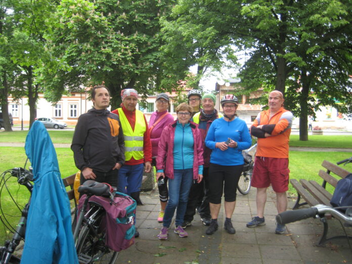 Przystanek na trasie rowerowej w Osieku Jasielskim
