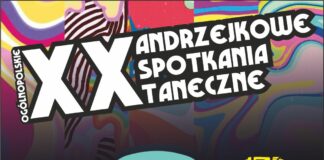 Protokół z XX Ogólnopolskich Andrzejkowych Spotkań Tanecznych Jasło 2021 Baner: dwudzieste ogólnopolskie andrzejkowe spotkania taneczne