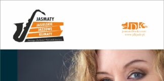 Hanna Banaszak w JDK Obraz zawiera zdjęcie kobiety, logo JDK, logo JasMatów - Jasielskich Jazzowych Klimatów oraz tekst. Hanna Banaszak wystąpi w Jasielskim Domu Kultury.