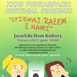 plakat festiwal piosenki