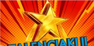 Talenciaki po raz drugi Obraz zawiera: Złotą gwiazdę, która promieniuje dookoła swoim blaskiem oraz tekst: Talenciaki 2. Super Talent Show. W prawym dolnym rogu plakatu logo Toyoty Jasło - Oficjalnego Partnera Motoryzacyjnego Wydarzenia, pośrodku logo Jasielskiego Domu Kultury, a w prawym dolnym rogu logo Trendy Radia.