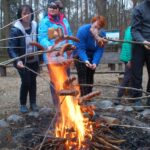 przy ognisku w Bierówce