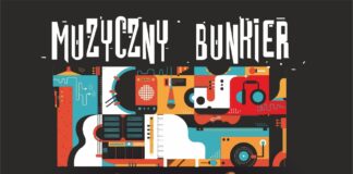 Diez Cuerdas w Muzycznym Bunkrze JDK Obraz zawiera: Logo Muzycznego Bunkra w które wpisane są rysunki głośników, gitary, kontrabasu, fortepianu, saksofonu, skrzypiec, mikrofonu, słuchawek i gramofonu. Powyżej białe litery na czarnym tle ułożone są w napis: Muzyczny Bunkier. Poniżej loga umiejscowione jest zdjęcie dwójki młodych artystów: gitarzysty i wiolonczelistki. Gitarzysta ma długie włosy i gra zwrócony twarzą do wiolonczelistki.Podobnie wiolonczelistka z upiętymi włosami, ubrana w długa suknię wieczorową gra zwrócona do gitarzysty. Pod zdjęciem umiejscowiony jest napis: Diez Cuerdas. Ponizej, na dole plakatu znalazły się logotypy Oficjalnego partnera motoryzacyjnego wydarzenia Toyoty Jasło oraz Jasielskiego Domu Kultury.