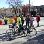 Wzgórza nad Warzycami – rowerzyści na szlaku