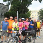Liwocz – wyprawa rowerowa – rowerzyści przed wyruszeniem w drogę