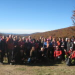 Bieszczadzkie Rawki – grupa na turystycznym szlaku