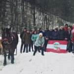 część uczestników kuligu w Krempnej