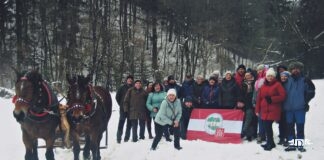 Śnieżne swawole w sercu Magurskiego Parku Narodowego