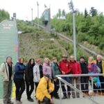 Wisła – uczestnicy wycieczki przy Skoczni im.Małysza