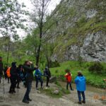 na turystycznym szlaku Wąwóz Homole