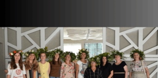 uczestniczki warsztatów wicia wianków