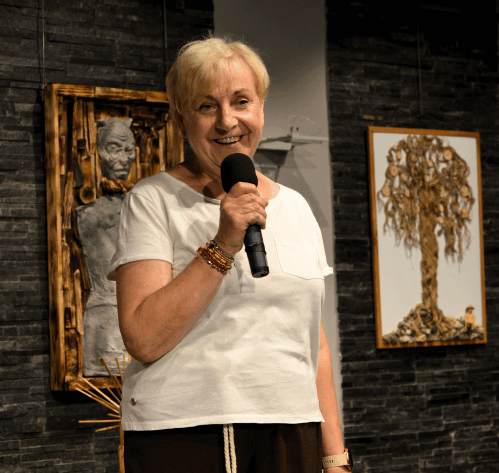 wystawa Bogdana Drzymalskiego - Elżbieta Ruszała