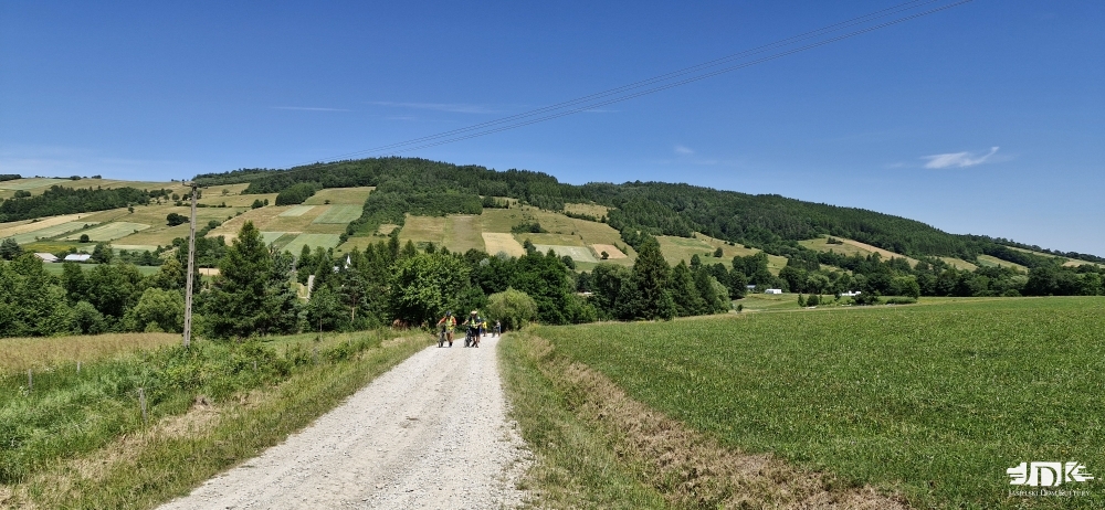 na rowerowej trasie - przestrzenie Walika