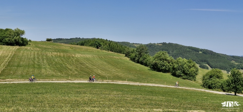 widok na przestrzeń grodziska Walik