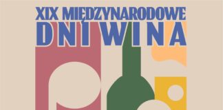 Plakat dziewiętnaste Międzynarodowe Dni Wina