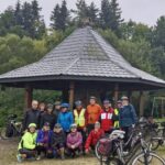 Mrukowa – altanka grillowa – rowerzyści