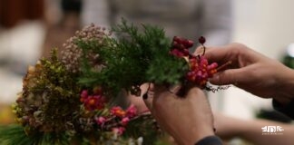 Relaksujące wicie wianków