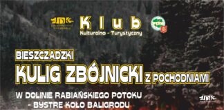 Bieszczadzki kulig zbójnicki z pochodniami